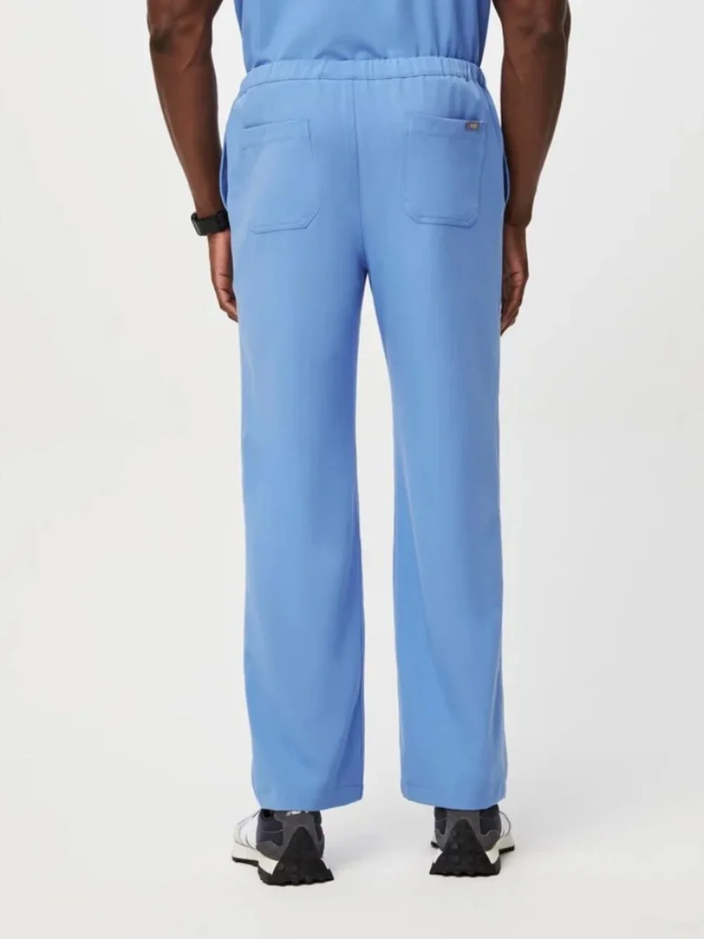 Figs Pisco Straight Leg Scrub Pant Medical Stretch Pockets Blue NWT Mens Size 5X